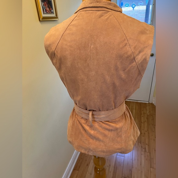 Bebe Dusty Pink Suede Vest - Picture 13 of 14